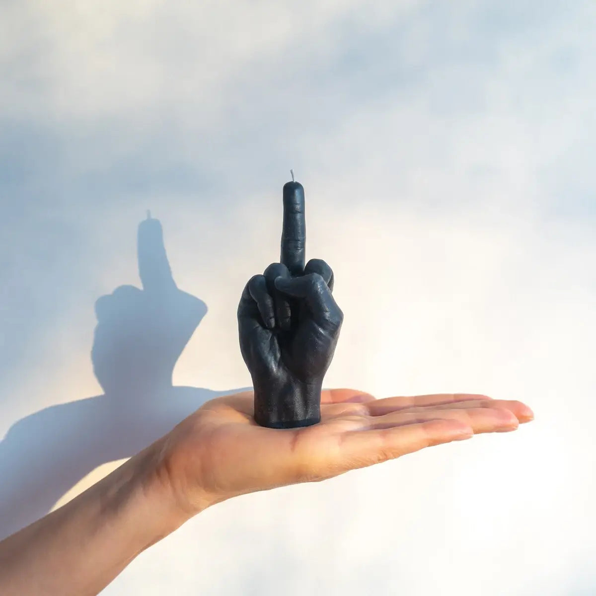CandleHand Small Gesture Candle F You Black CandleHand