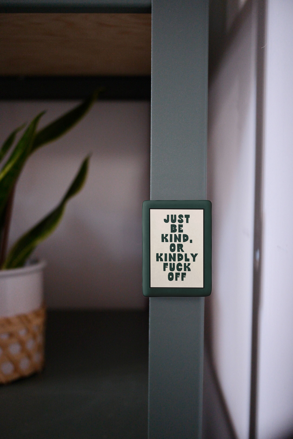 Just Be Kind Or Kindly Fuck Off | Ceramic Magnet