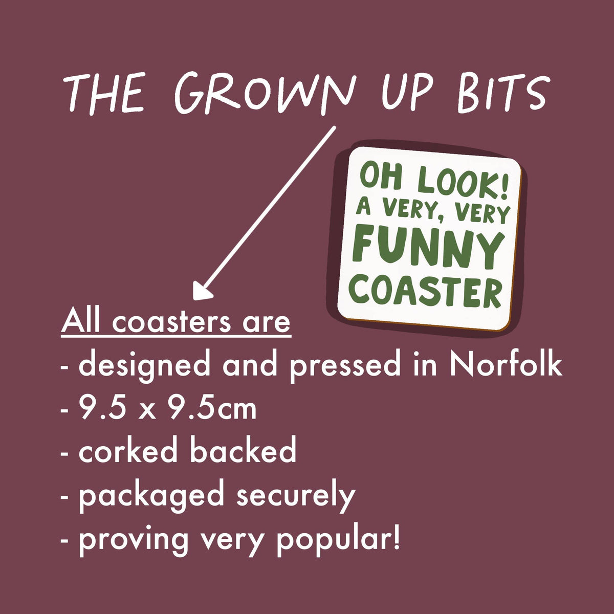 Coaster - Picky Bits - Funny - Christmas
