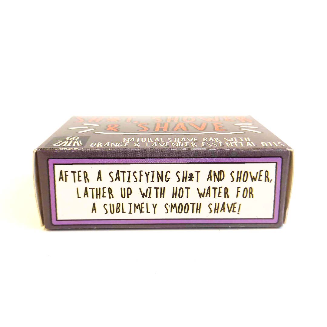 Sh*t, Shower and Shave (bar) Orange & Lavender Funny Gift