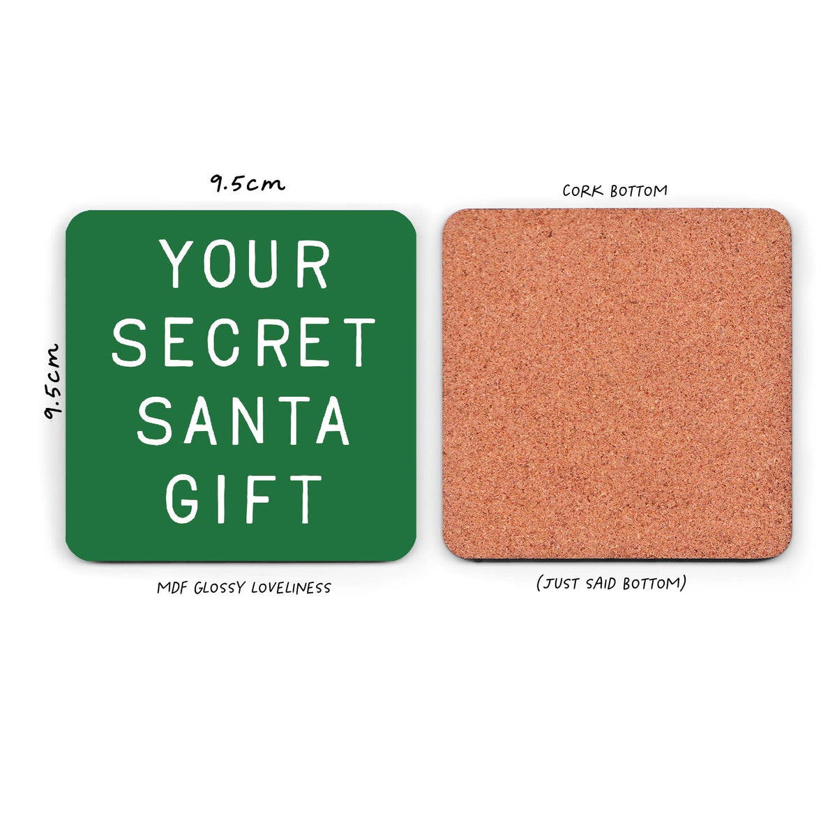 Christmas Coaster - Secret Santa Gift - Funny