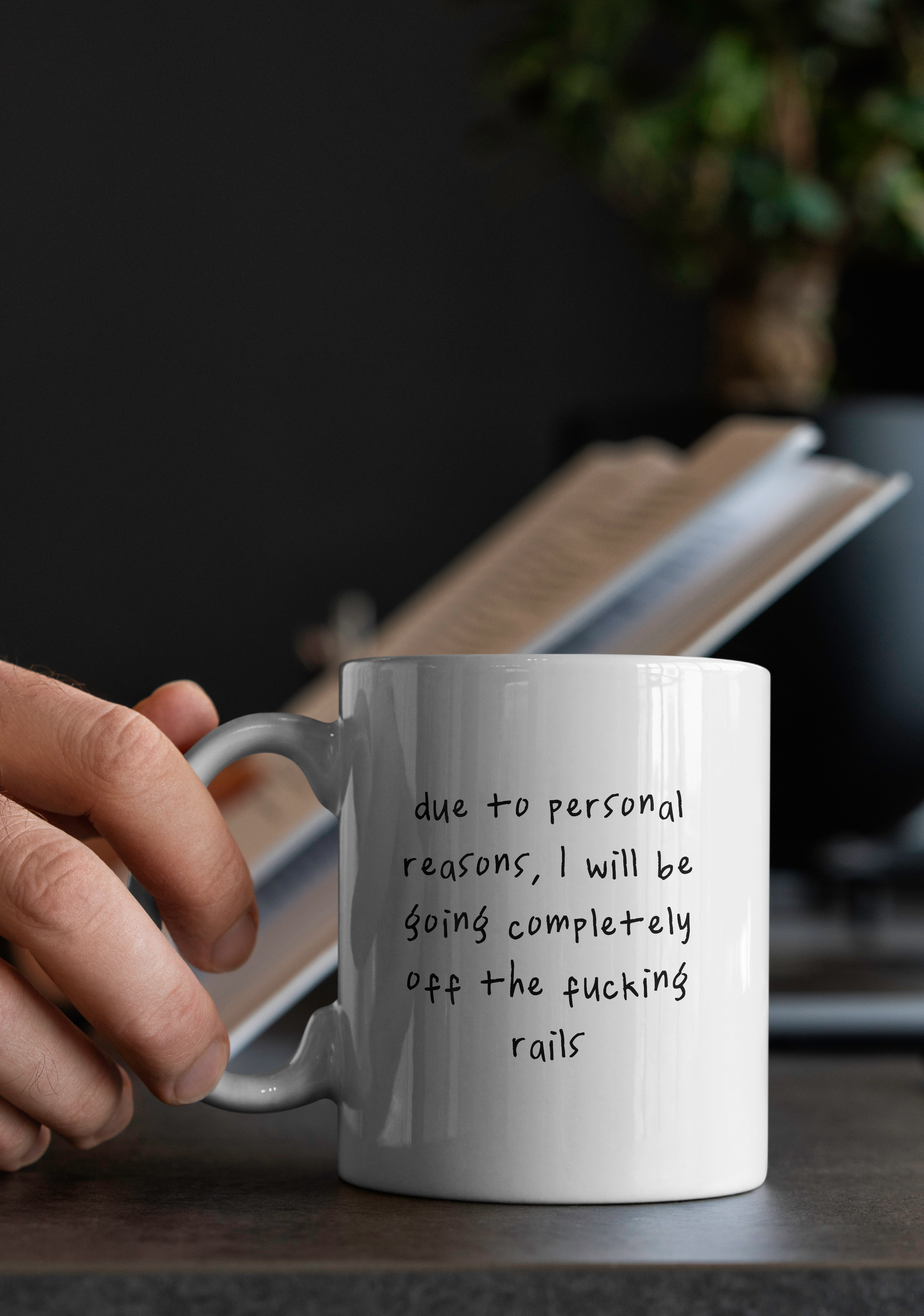 Due To Personal Reasons | Mug: Black / 11oz Ceramic