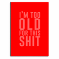 Notebooks 'I'm Too Old For This Shit'