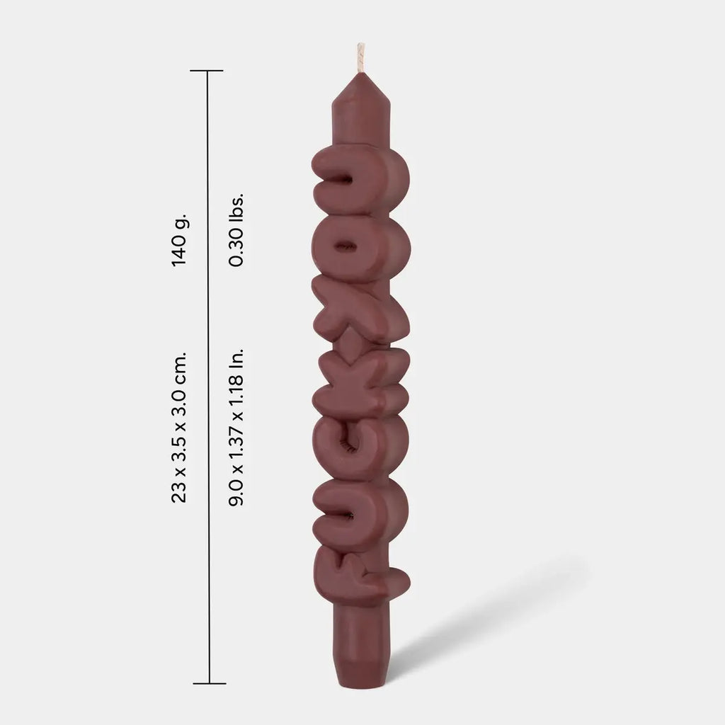 CandleHand Taper Candle Set | Mixed Signals Mocha & Cream
