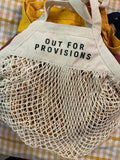 Mesh Grocery Shopper: Yellow- red text for the good stuff / Regular