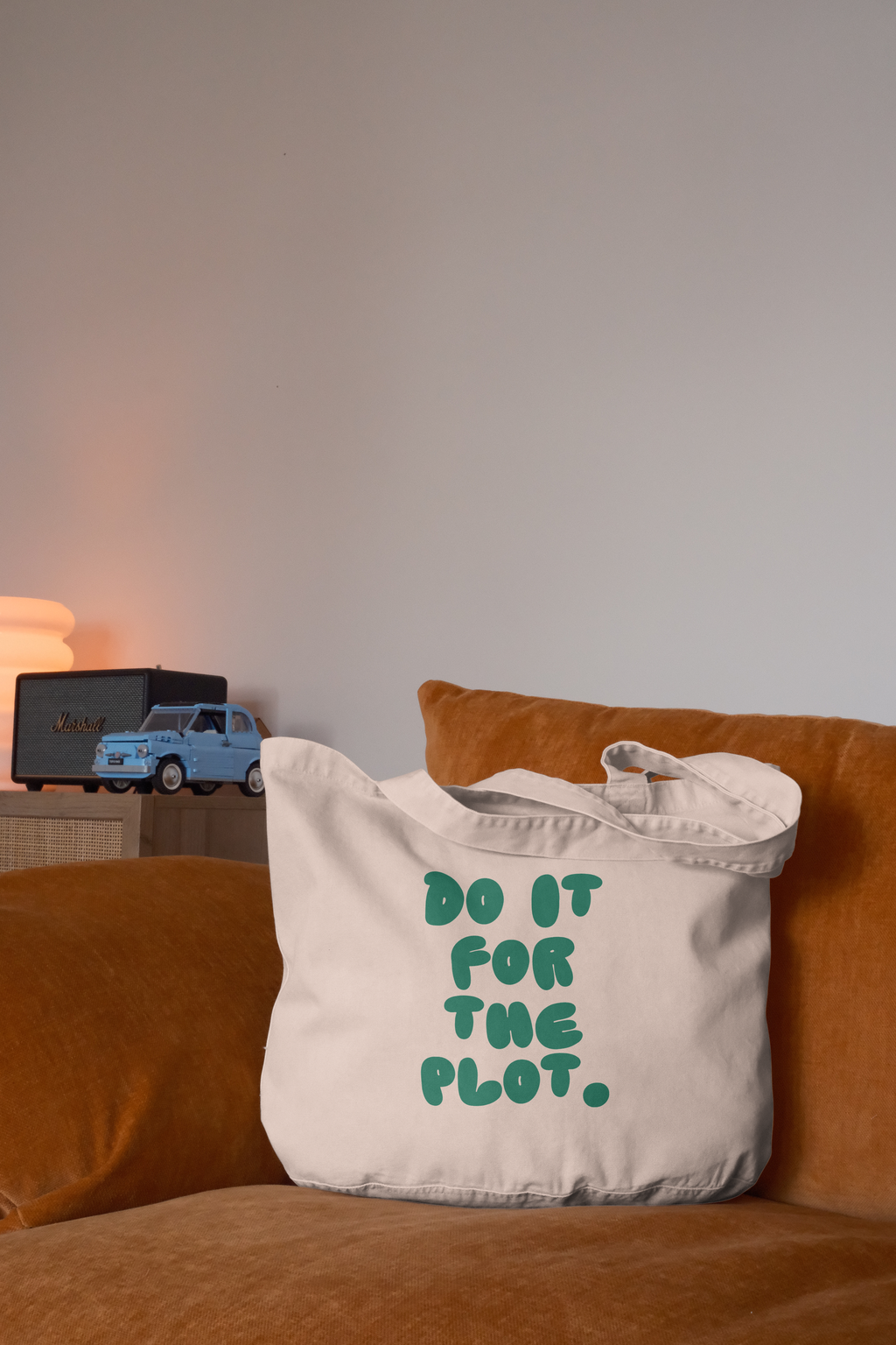 Do It For The Plot | Tote Bag: Vintage Black