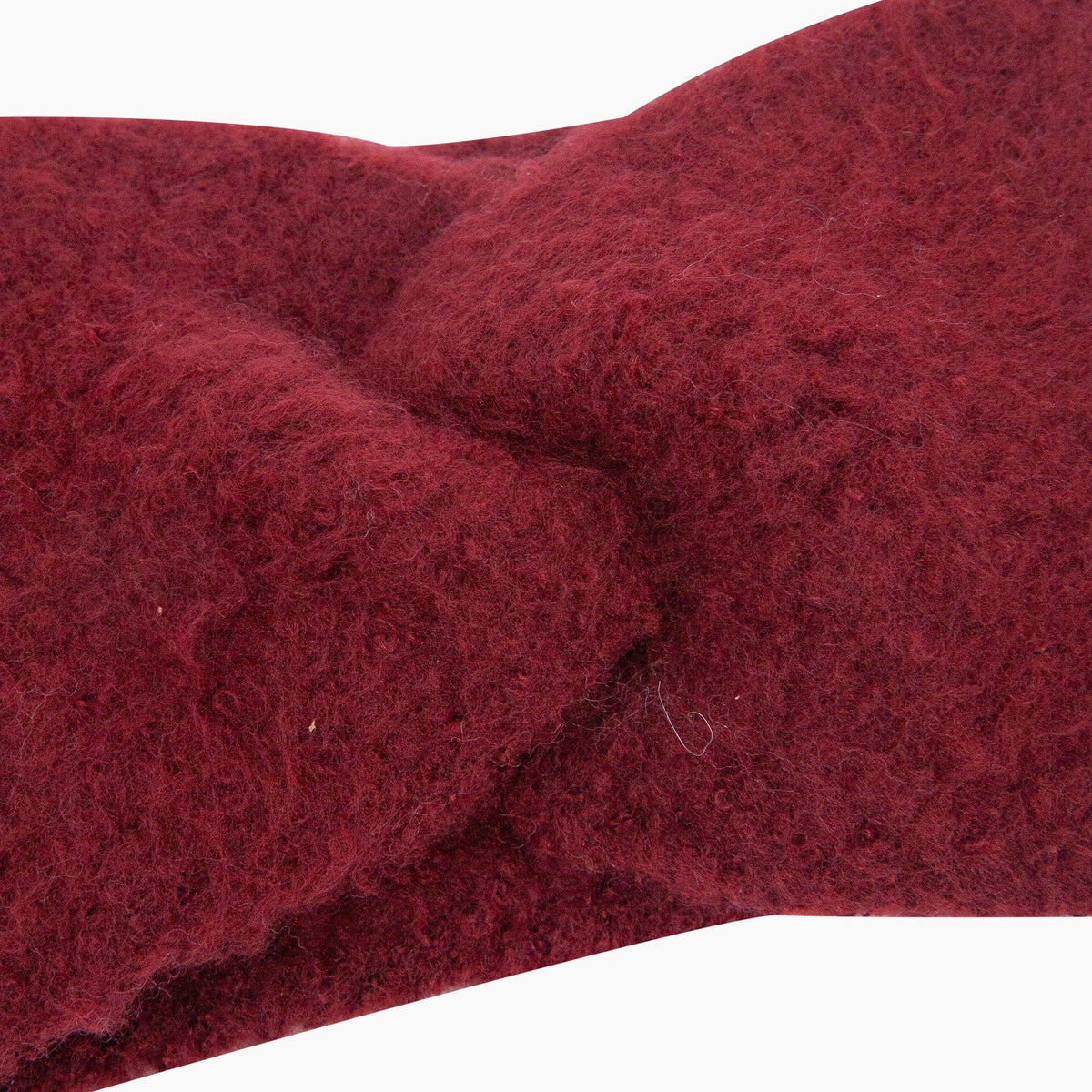 Textured Knitted Headband in Berry: One Size