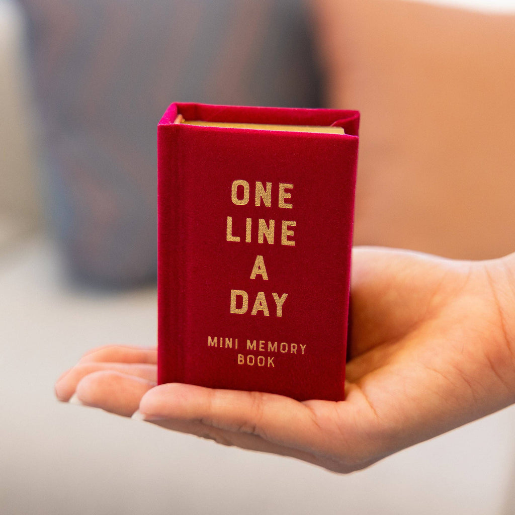 Rose Velvet Mini One Line a Day - A One-Year Memory Book (Diary or Journal)