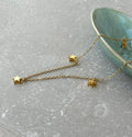 Tarnish Resistant Mini Star Necklace: Gold