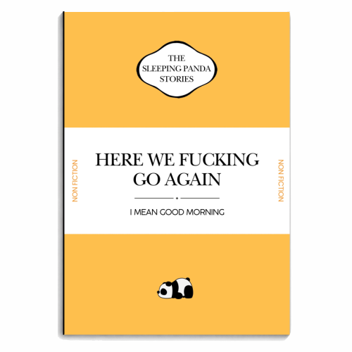 Notebooks 'HERE WE FUCKING GO AGAIN'