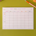 Social Media Weekly Content Planning Pad | A4 | Colourful