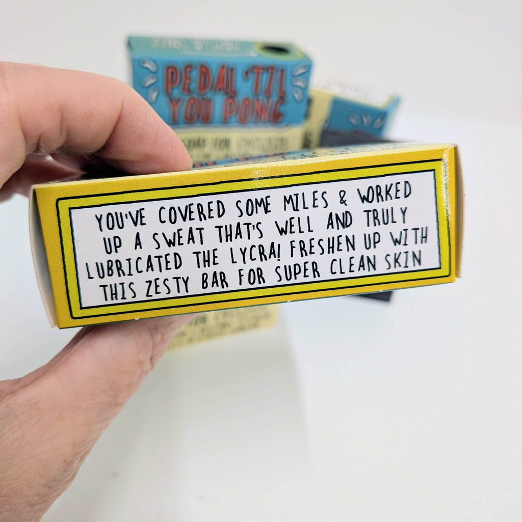Pedal Til You Pong - soap for cyclists