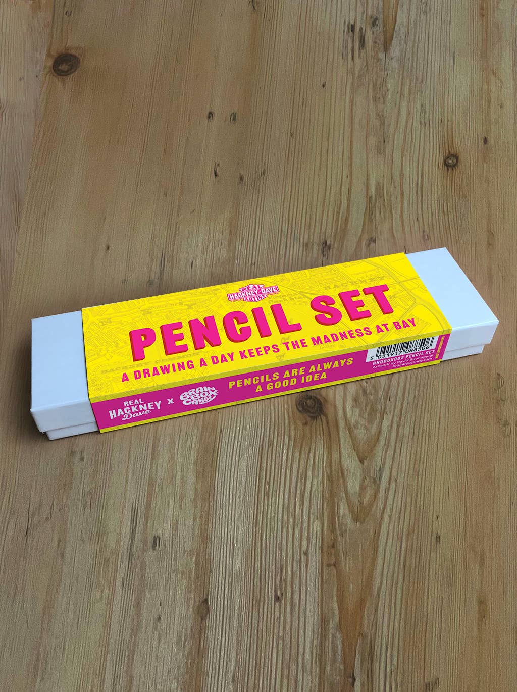 Funny Gift - Real Hackney Dave A Drawing A Day Pencil Set