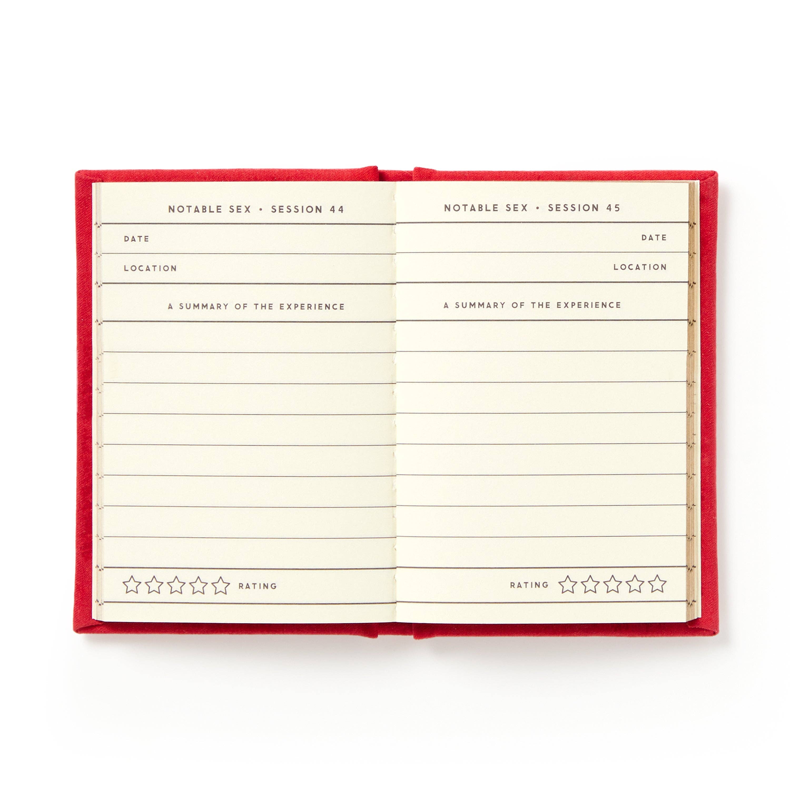 A Tiny Sex Diary (Diary or Journal)