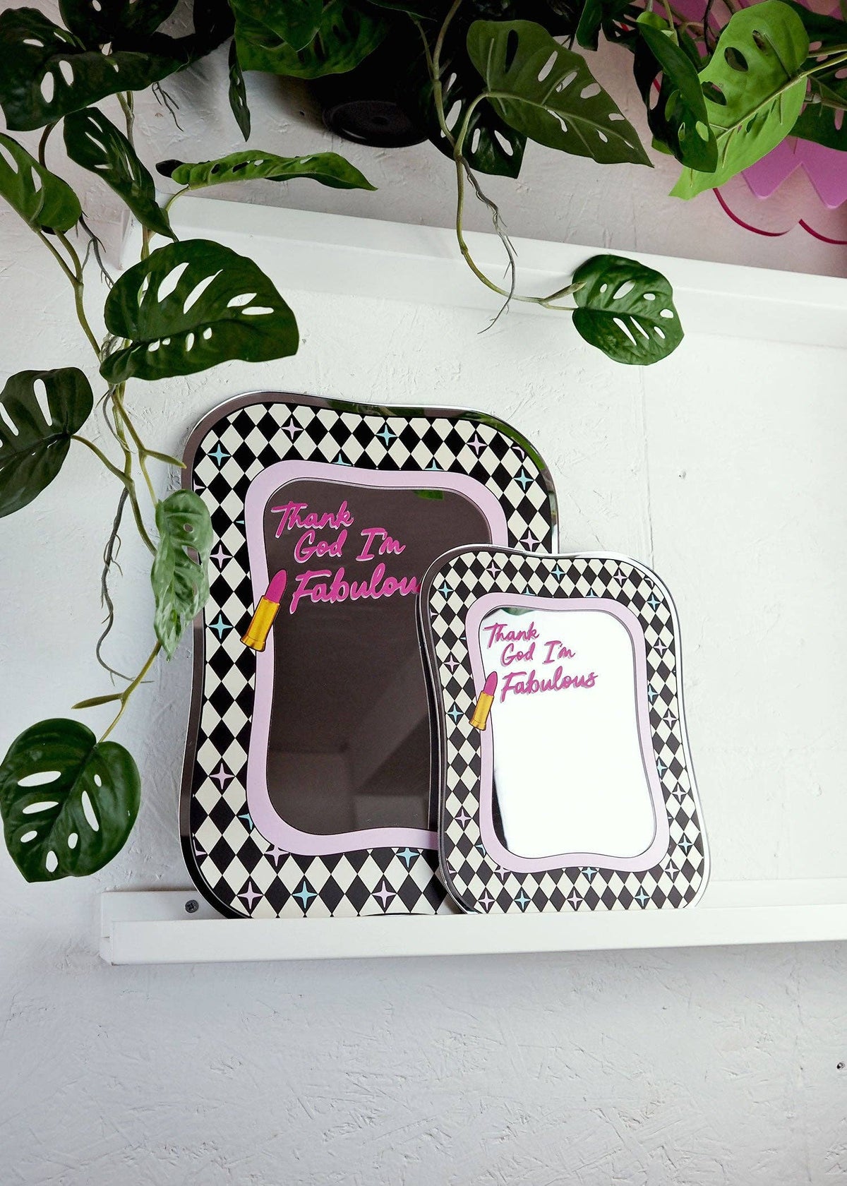 Thank God I'm Fabulous Mirror: Small