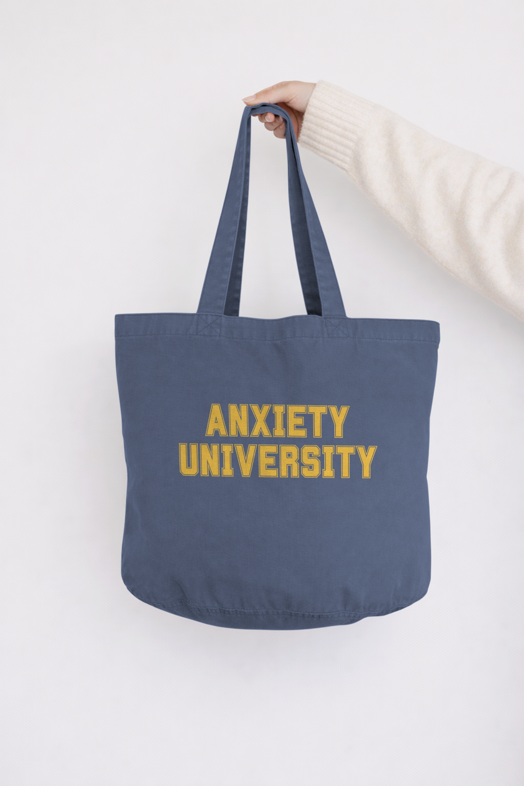 Anxiety University | Tote Bag: Vintage Denim