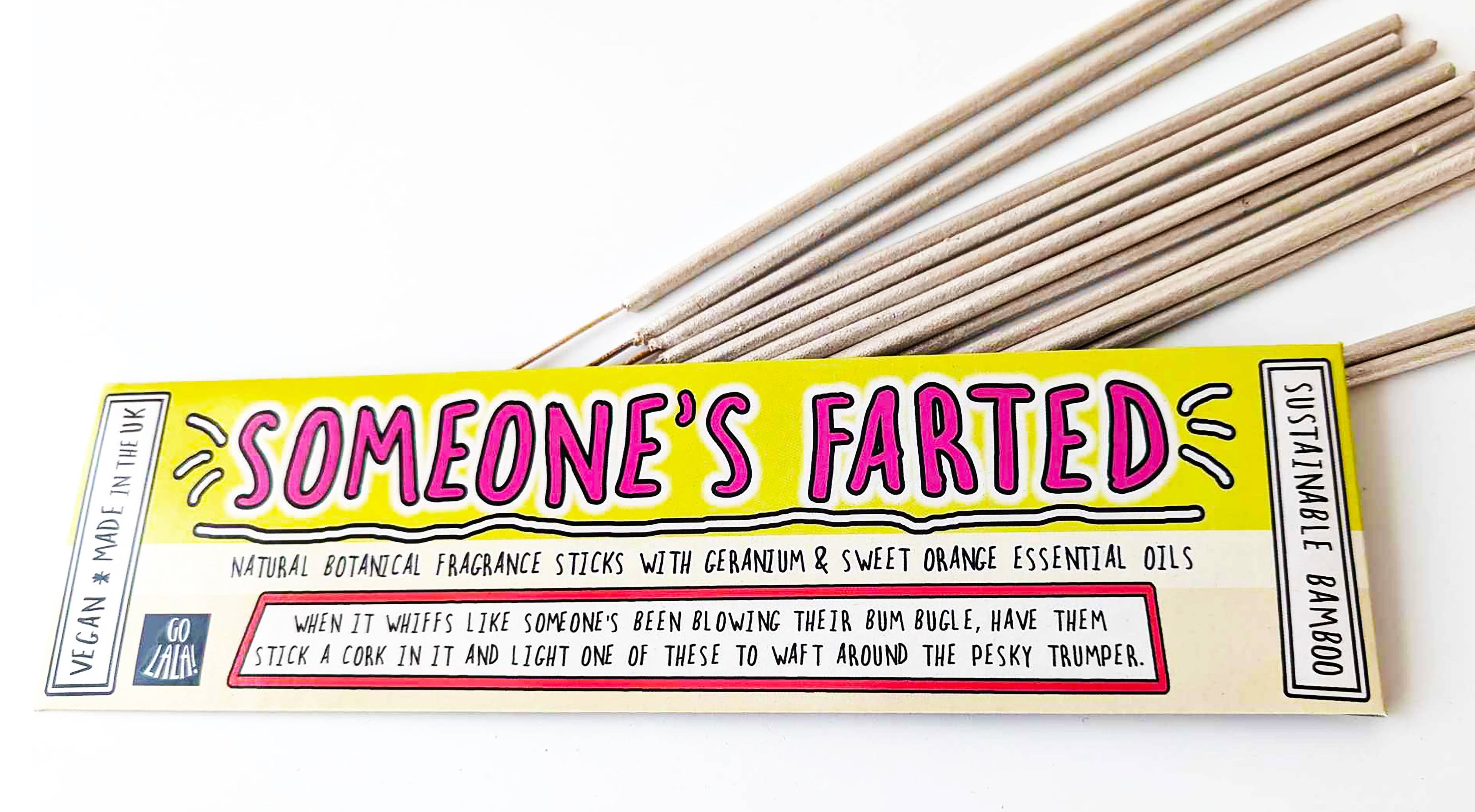 Someone's Farted Funny Smells Fragrance Sticks