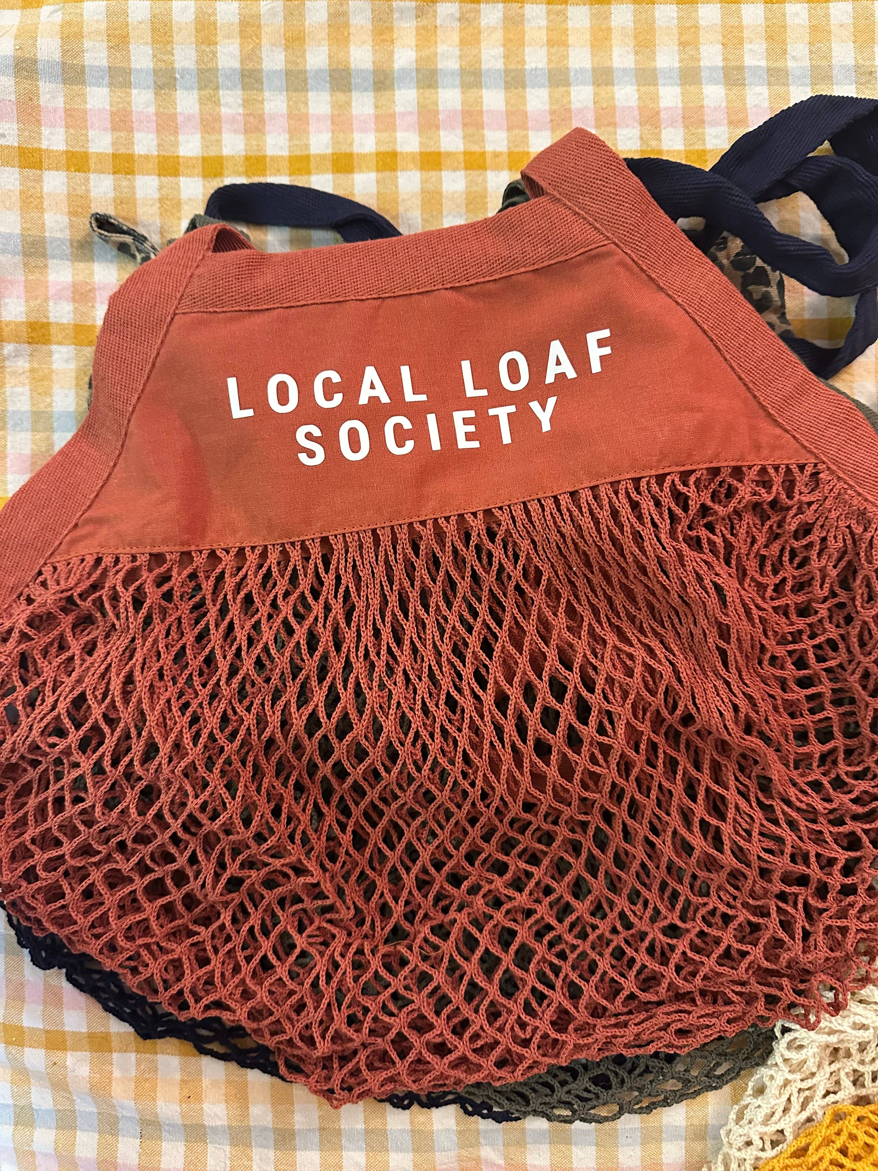 Mesh Grocery Shopper: Yellow- red text for the good stuff / Regular